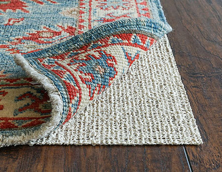 RUGPADUSA, Nature's Grip, 2'6" x 8', 1/16" Thick, Rubber and Jute, Eco-Friendly Non-Slip Rug Pad | Top 10 Best Rug Pads For Laminate Floors