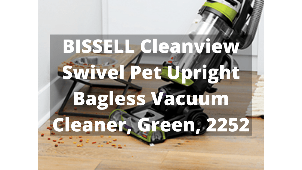 Bissell Cleanview Swivel Pet Upright Bagless Vacuum Cleaner Green 2252