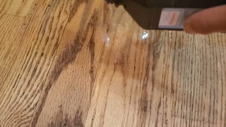 HOW TO REMOVE A SOLID OXIDIZED STAIN SAME AS PET STAIN ON YOUR HARDWOOD FLOOR REFURBISHING IT