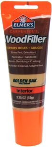 Elmer's E861 Carpenter's Wood Filler, 3.25-Ounce Tube