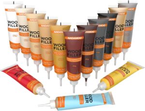 NADAMOO Wood Furniture Repair Kit 14 Colors Wood Filler Scratch Repair Furniture Touch Up Kit 